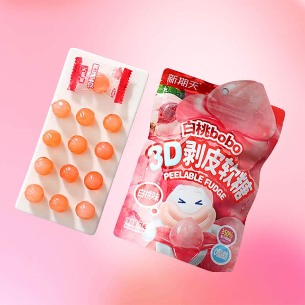 BOBO 3D Peelable Fudge – White Peach Flavor
