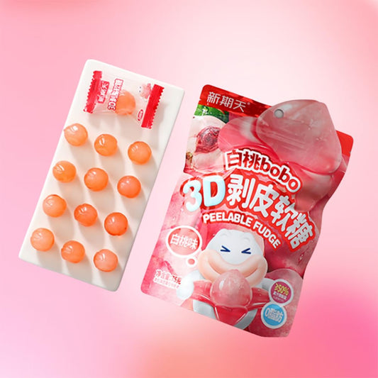 BOBO 3D Peelable Fudge – White Peach Flavor