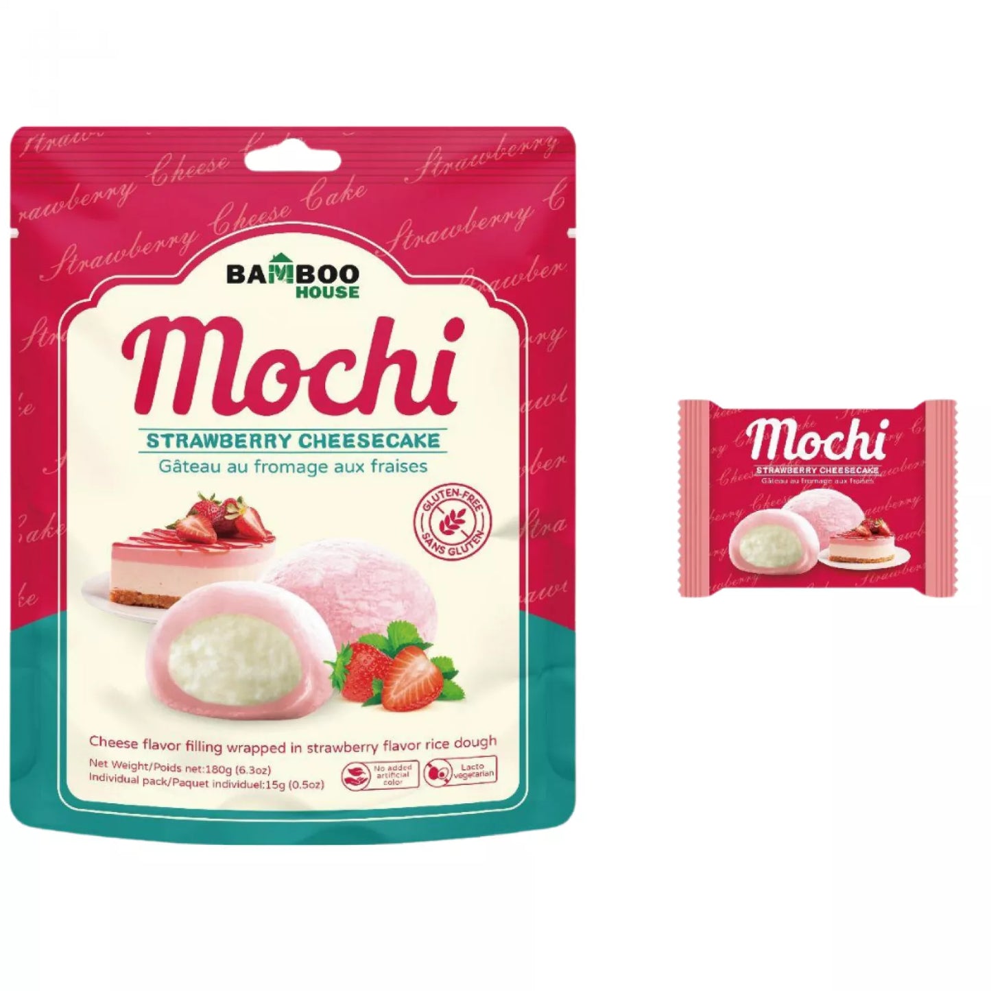 Strawberry Cheesecake Mochi
